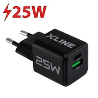 Ładowarki do telefonów - Ładowarka sieciowa XLINE WCG252K 25W Czarny - miniaturka - grafika 1