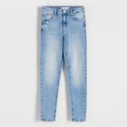 Spodnie damskie - Reserved - Jeansy slim push up - Niebieski - miniaturka - grafika 1