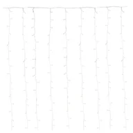 Oświetlenie świąteczne - Kurtyna zewnętrzna łezki LED 400 zimny biały na transformator z programatorem 2,2 x 1,5 m Cortina - miniaturka - grafika 1