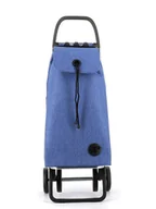 Torby i wózki na zakupy - Składany wózek na 4 kołach Rolser I-Max Tweed - azul - miniaturka - grafika 1