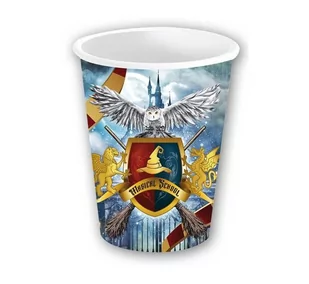 Kubeczki Czarodziej Halloween 6 Szt. 240 Ml - Dekoracje i nakrycia stołu na imprezę - miniaturka - grafika 1