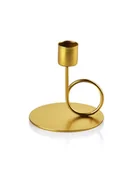 Świeczniki - CEDRIC GOLD Świecznik 9xh10cm - miniaturka - grafika 1