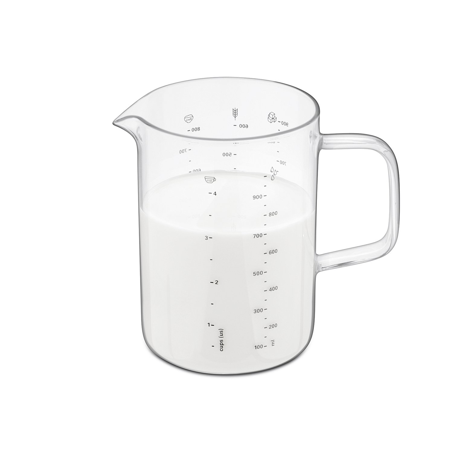 Weis dzbanek z miarką szkło borokrzemowe 1l