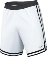 Spodenki damskie - Nike Męskie szorty M Nk Df DNA 8 In Short, White/Black/Black, FN2651-100, M - miniaturka - grafika 1