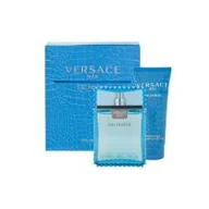 Zestawy perfum damskich - Versace Man Eau Fraiche zestaw woda toaletowa spray 100ml + żel pod prysznic 100ml - miniaturka - grafika 1