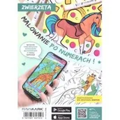 Kolorowanki, wyklejanki - Kolorowanka interaktywna zwierzęta - miniaturka - grafika 1