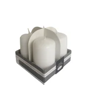 Świece - Świeca klasyczna pieńkowa 70/40 lakier biała - miniaturka - grafika 1