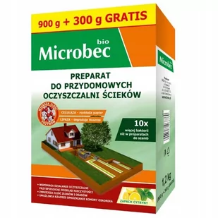 Microbec Microbec Bio preparat do przydomowych oczyszczalni ścieków 900+300g - Szamba i oczyszczalnie ścieków - miniaturka - grafika 2