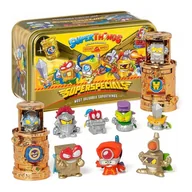 Figurki dla dzieci - Super Things Secret Spies Seria 6 Zestaw 9 Figurek 2 Kryjówki Złota Puszka - miniaturka - grafika 1