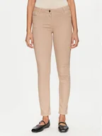 Spodnie damskie - Morgan Jeansy 211-PETRA1 Brązowy Skinny Fit - miniaturka - grafika 1