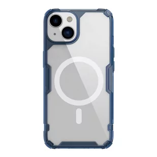 Etui Nillkin Nature Pro Magnetic Apple iPhone 15 Plus / 14 Plus niebieskie - Etui i futerały do telefonów - miniaturka - grafika 1