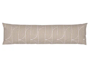 LIVARNO home Poszewka na poduszkę z flaneli, 40 x 145 cm (Wzorzysta taupe/biała) - Poszewki na poduszki LIVARNO home Poszewka na poduszkę z flaneli, 40 x 145 cm (Wzorzysta taupe/biała) - Poszewki na poduszki - miniaturka - grafika 1