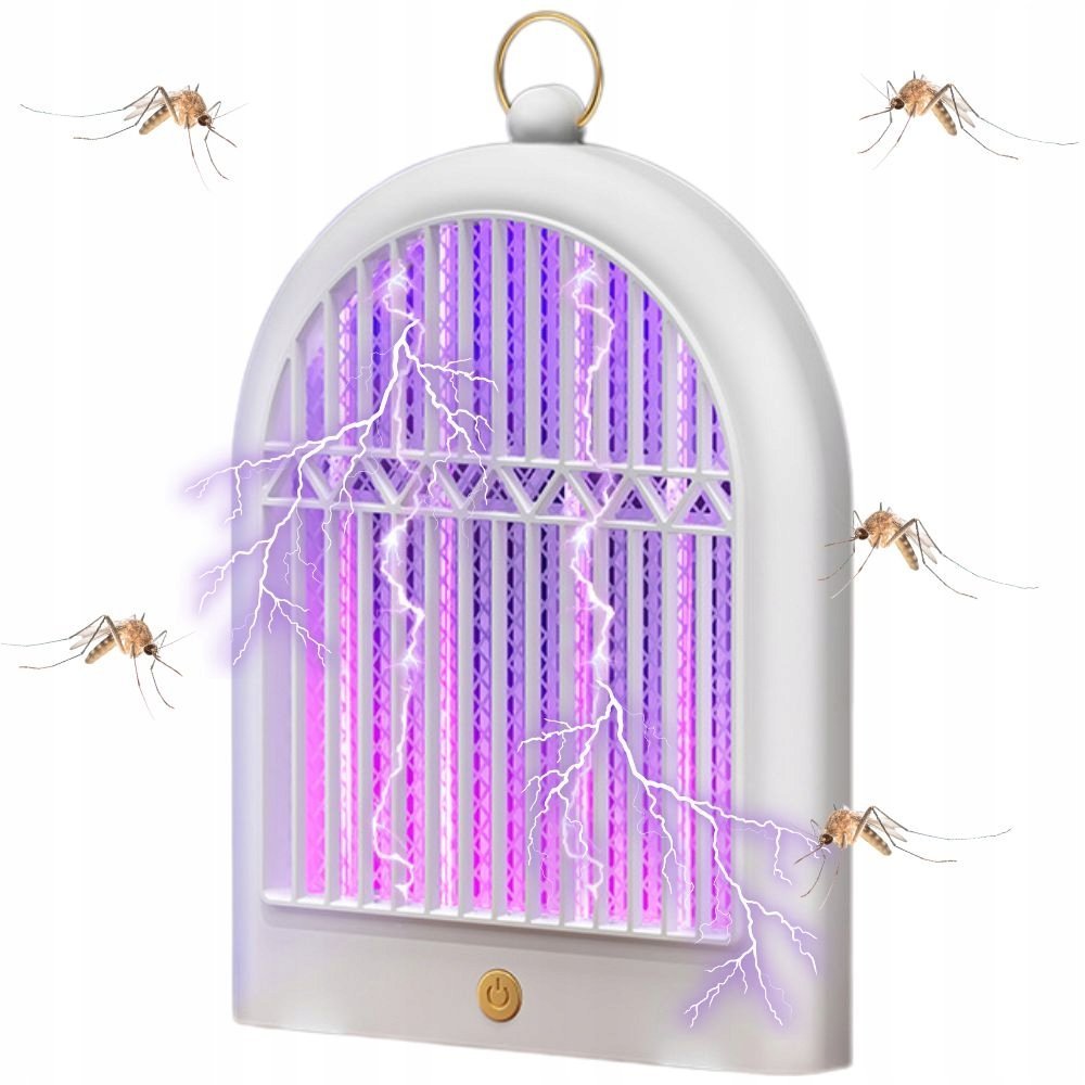 LAMPA OWADOBÓJCZA UV ELEKTRYCZNA LED NA KOMARY MUCHY WISZĄCA 2 TRYBY USB