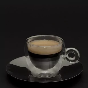 Luigi Bormioli Filiżanki termiczne do espresso, 2 szt + podstawki - Filiżanki - miniaturka - grafika 1