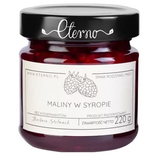 Eterno Maliny w syropie Eterno - Owoce w puszkach i słoikach - miniaturka - grafika 1