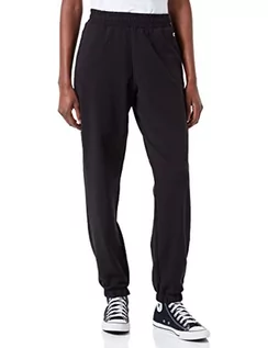 Spodnie damskie - Champion Damskie spodnie dresowe Legacy American Classics z wysokim stanem z elastycznymi mankietami, czarny, XL - grafika 1