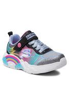 Buty dla dziewczynek - Skechers Sneakersy Nova Blitz 302309L/BKMT Kolorowy - miniaturka - grafika 1