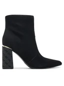 Botki damskie - Guess Botki Frenkie FLFFRE LEP10 Czarny - miniaturka - grafika 1