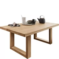 Ławy i stoliki kawowe - Ława II Drewniana z Dębu Olejowanego WZ-0169-1601 WZ-0169 G+K Meble - miniaturka - grafika 1