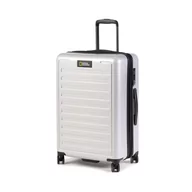Walizki - Mała Twarda Walizka NATIONAL GEOGRAPHIC - Luggage N164HA.60.23 Silver - miniaturka - grafika 1