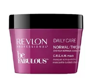 Maski do włosów - Revlon BE Fabulous Daily Care Normal/Thick Hair c.r.e.a.m. Mask 200 ML 8432225077635 - miniaturka - grafika 1