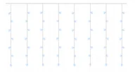Oświetlenie świąteczne - Kurtyna Świetlna Sople Wiszące Led 3 X 2M Zimny - miniaturka - grafika 1