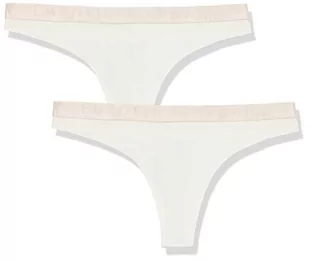 Emporio Armani Stringi damskie, 2 sztuki, Pale Cream, XL - Majtki damskie - miniaturka - grafika 1