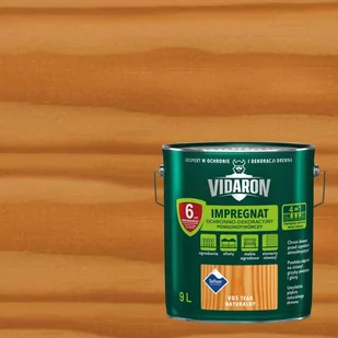 Vidaron Impregnat do drewna teak naturalny 9 l - Farby i impregnaty do drewna - miniaturka - grafika 1