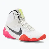 Pozostałe akcesoria do sportów walki - Buty zapaśnicze Nike Tawa white/black/bright crimson/pink blast - miniaturka - grafika 1