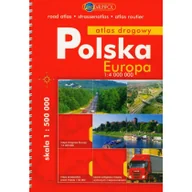 Atlasy i mapy - Polska. Atlas 1:500000 + Europa - Praca zbiorowa - miniaturka - grafika 1