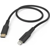 Kable - Kabel HAMA Ładujący/data Flexible USB-C - Lightning 1.5m Czarny - miniaturka - grafika 1