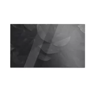 Deski do krojenia - Szklana deska do krojenia HOMEPRINT Czarne tło, ciemne liście 60x52 cm - miniaturka - grafika 1