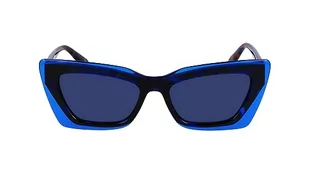 Calvin Klein Damskie okulary przeciwsłoneczne CKJ23656S, hawana niebieski brąz, jeden rozmiar, Hawana, niebiesko-brązowy, Rozmiar uniwersalny - Okulary przeciwsłoneczne - miniaturka - grafika 1