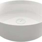 Umywalki - SOTTILE Umywalka nablatowa 38cm Biała - miniaturka - grafika 1