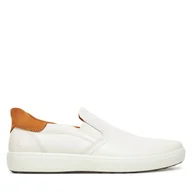 Sneakersy męskie - Sneakersy ECCO Soft 7 M 47083450104 Biały - miniaturka - grafika 1