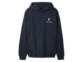 Bluzy męskie - Pierre Cardin Bluza dresowa męska z kapturem (Granatowy/szary, M) - miniaturka - grafika 1