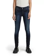 Spodnie damskie - G-STAR RAW Lynn Mid Skinny Jeansy Damskie, Kolor Niebieski, Rozmiar 28W / 30L - miniaturka - grafika 1