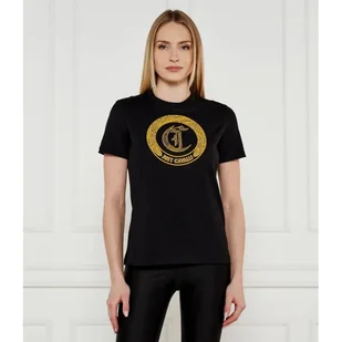 Just Cavalli T-shirt Regular Fit - Koszulki i topy damskie - miniaturka - grafika 1