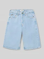 Spodnie i spodenki dla chłopców - Bermudy z 5 kieszeniami i detalami z logo - miniaturka - grafika 1