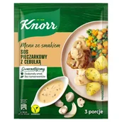 Sosy w torebkach - Knorr Menu ze smakiem Sos pieczarkowy z cebulką 37 g - miniaturka - grafika 1