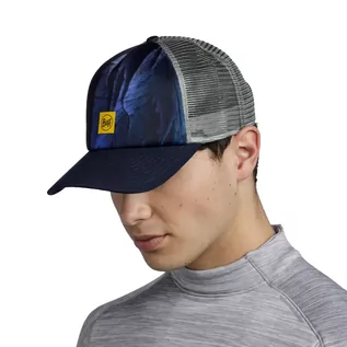 Czapki męskie - Czapka z daszkiem Buff Trucker Cap arius blue - L/XL - grafika 1