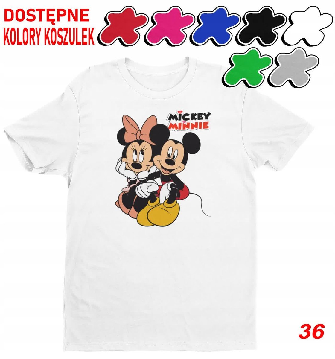 Dziecięca Koszulka Z Nadrukiem Duży Wybór -L 146-152