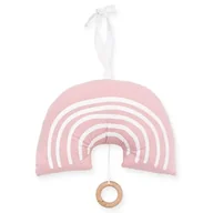Karuzele dla niemowląt - Jollein pozytywka do usypiania noworodka TÄ™cza RAINBOW Blush Pink - miniaturka - grafika 1