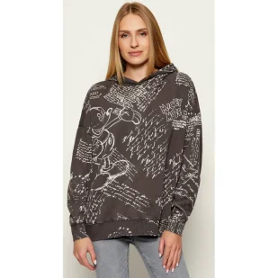 Desigual Bluza LETTERS MICKEY Desigual x Disney Relaxed fit - Bluzy damskie - miniaturka - grafika 1