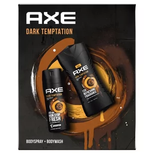 Axe XMASS - Zestaw Dark Temptation (Body Spray 150ml + Żel pod prysznic 250ml) - Zestawy kosmetyków męskich - miniaturka - grafika 1