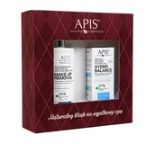 Zestawy kosmetyków damskich - Apis Hydro Balance zestaw prezentowy do pielęgnacji twarzy żel do mycia twarzy 300 ml + krem nawilżający 100 ml - miniaturka - grafika 1