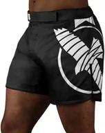 Spodnie sportowe męskie - Hayabusa Spodenki Icon Mid-Length Fight Black/White - miniaturka - grafika 1