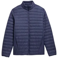 Kurtki męskie - Kurtka męska puchowa 4F M084 ciemny granat 4FSS23TDJAM084 30S - miniaturka - grafika 1