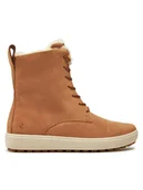 Botki damskie - ECCO Botki Soft 7 Tred W 45042301291 Brązowy - miniaturka - grafika 1