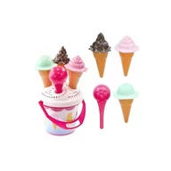 Zabawki do piasku - WOOPIE Zestaw do Piaskownicy LODY Foremki Wiaderko z Lodami do Piasku - miniaturka - grafika 1
